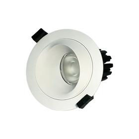 DM202631  Bonia 15 Powered by Philips 15W 1350lm 3000K 24° Engine, 350mA,White/White, 27° Angled Round Recessed Spotlight,IP20.